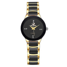 (Vrouwen-Zwart) Dames Quartz Polshorloge Horloges met Armbandband... Goud & Zwart