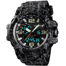 Digitale Sport-LED-wasserdichte Herrenarmbanduhr