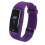 Multifunktions-wasserdichte Bluetooth-Uhr Herzfrequenz-Fitness-Tracker Schlafmonitor (lila) 1