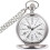 (hopea) Taskukello Vintage Smooth Quartz Taskukello Classic Fob Watch Short 1