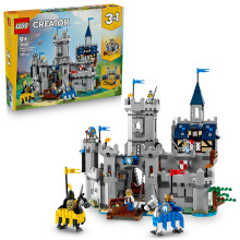 LEGO Creator 3-in-1 31168 Die Ritter Mittelalterburg - Konstruktionsspielzeug ab 9 Jahren
