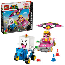 LEGO Super Mario 72038 Mario Kart – Wario e Rei Boo - Jogo de Construção a partir de 8 anos