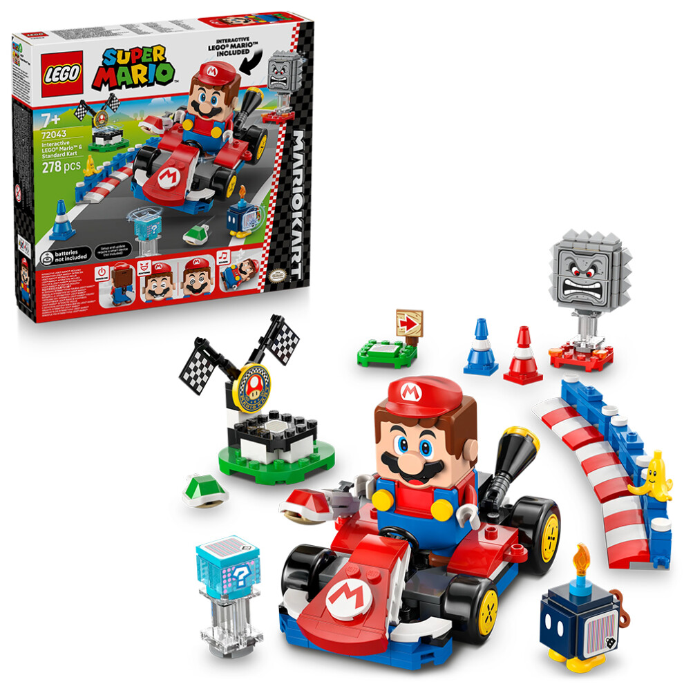 Lego Boys Lego® Super Mario™ 72043 Mario Kart™ – Interactive Lego® Mario™ & Standard Kart - Tbc - Image 11