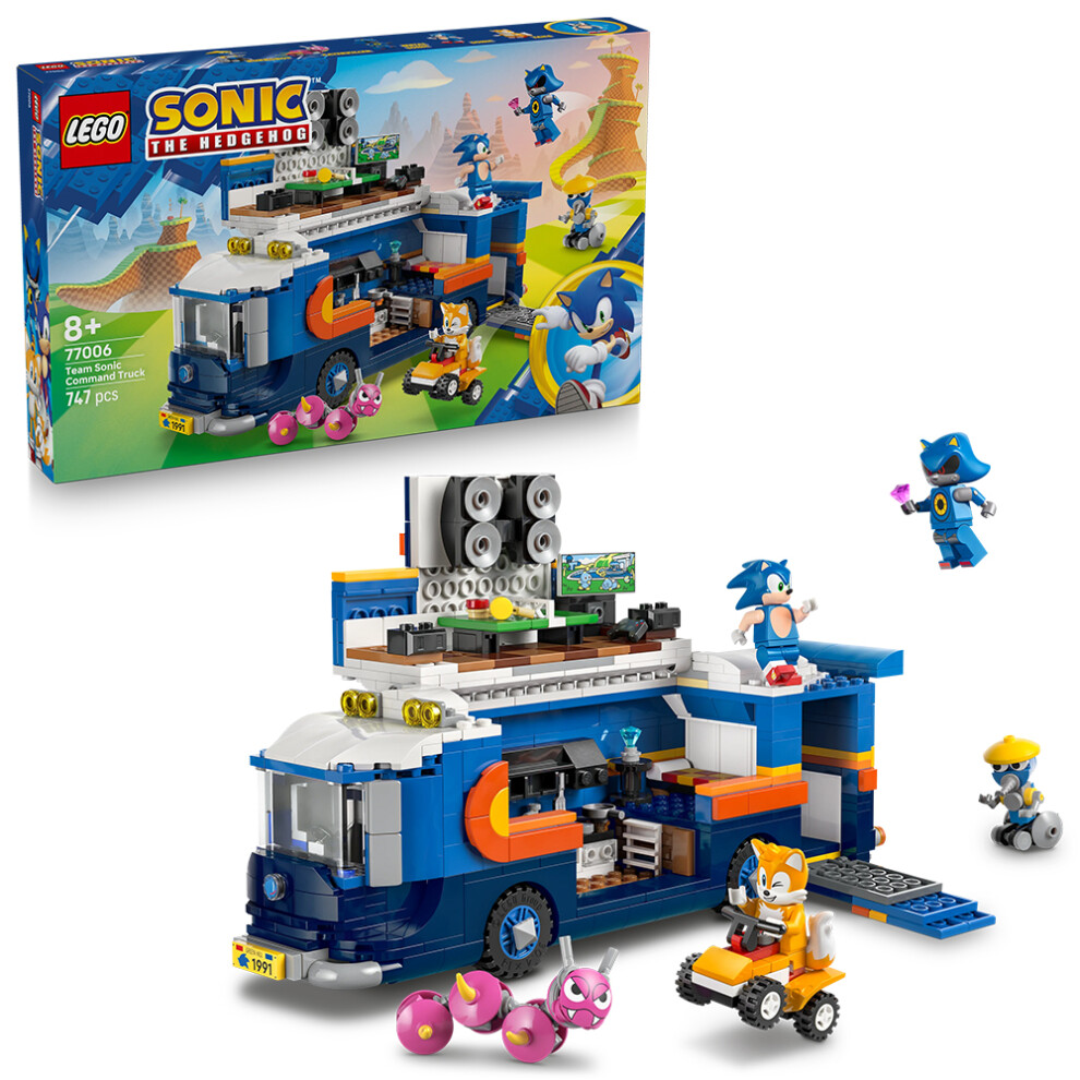 Lego Boys Lego® Sonic The Hedgehog™ 77006 Team Sonic Command Truck Toy Gaming Merch - Image 11