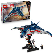 LEGO Marvel 76325 De Quinjet van Avengers: Age of Ultron - Speelgoed voor kinderen vanaf 10 jaar