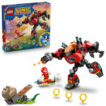 LEGO Sonic der Igel 77005 Knuckles gegen Dr. Eggmans Egg Crusher - Spiel ab 8 Jahren