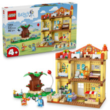 LEGO Bluey 11203 Das Familienhaus von Bluey - Bau-Set für Mädchen oder Kinder ab 4 Jahren