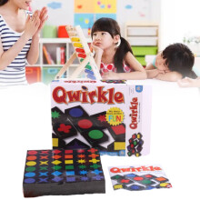 Educational Qwirkle Early Toys Wooden Parent Child Two Player Gift Chess Game