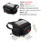 (Μπλε)Μαύρη τσάντα τιμονιού μοτοσικλέτας μεγάλης χωρητικ 3