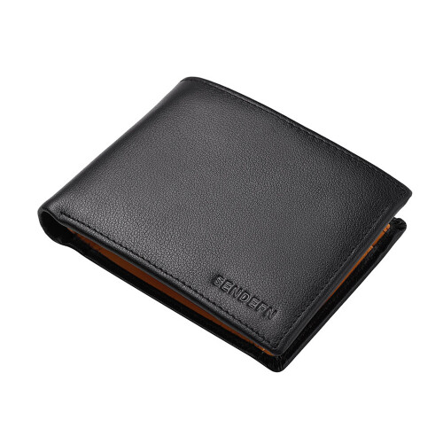 Living And Home Black Wallet with RFID Blocking 1