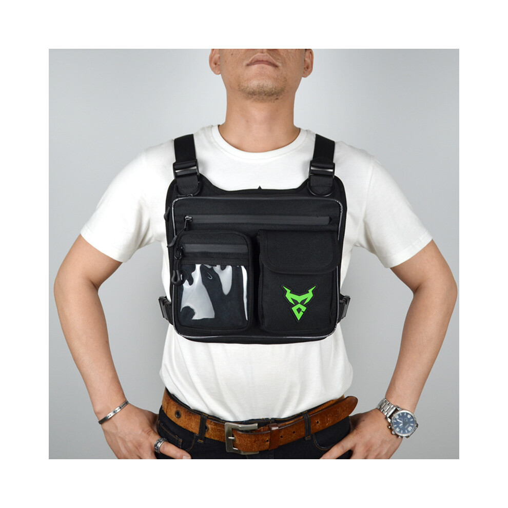 (Green) Waterproof Motorcycle Bag Multi-functional Motorcycle Tank Bag Motorcycle Backpack Motorcycle
