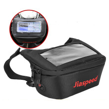 (Rouge) compatible avec compatible pour ZA 750 350 sacoche de guidon de moto sac de pare-brise sac de