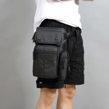 Sacoche de ceinture pour iPad pour moto (noir) - Sac à bandoulière pour homme - Étanche - Compatible