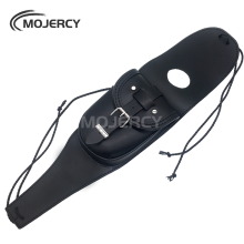 Sacoche de réservoir de moto (noire) de 4,5 gallons compatible avec Harley Davidson Sportster XL