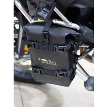 (1 pz) Borsa paraurti per moto, impermeabile, per barre di protezione del telaio, borsa paraurti, 4L-5L,