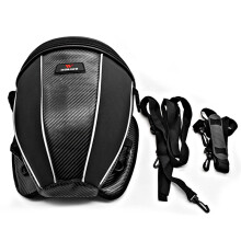 (Schwarz) Motorrad Tail Bike Rücksitztasche Wasserdicht Oxkompatibel für d Multifunktions-Schulterrucksack