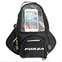 (Schwarz) kompatibel für Honda kompatibel für za 125 250 300 350 750 Motorrad Magnetische Tasche Reiten