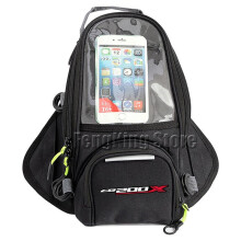 Sac de rangement magnétique pour moto HONDA CB200x CB 200x (noir)