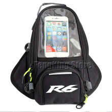 Sac de transport magnétique pour moto Yamaha YZFR6 YZF R6 R6S (noir)