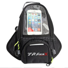 (noir) Nouveau sac de carburant pour moto, réservoir de navigation pour téléphone portable compatible