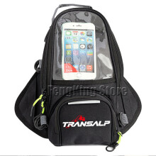 (noir) Nouveau sac de carburant pour moto, réservoir de navigation pour téléphone portable compatible
