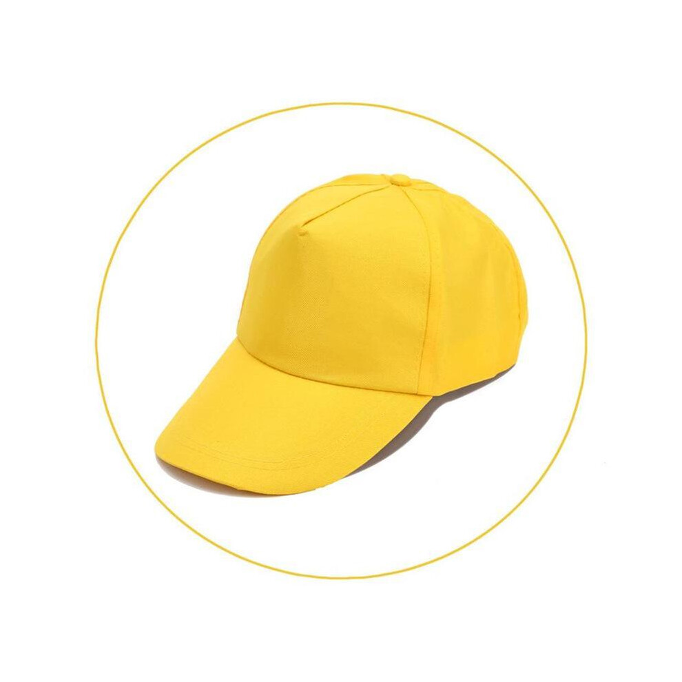 (Jaune) Casquette de baseball tendance, casquette d'extérieur, casquette de loisirs, chapeau unisexe,