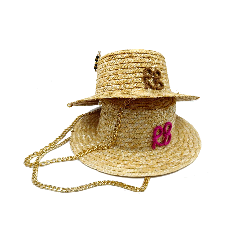 Grand Chapeau De Soleil En Paille - Taille Unique Couleur Ficelle - Neuf Sans étiquette