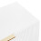 (White+Gold) Modern Sideboard with Gold Handles, Deep Drawers 6