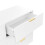 (White+Gold) Modern Sideboard with Gold Handles, Deep Drawers 8