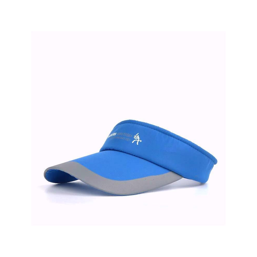 (56-58-Bleu) Casquette de sport à visière réglable pour femme, chapeau de soleil pour l'extérieur, pour