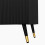 (Black+Gold) Modern Sideboard with Gold Handles, Deep Drawers 5