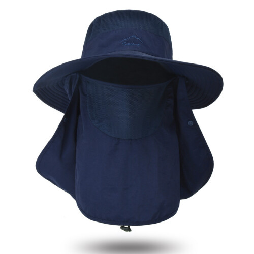 Azul Marino) Sombrero De Pescador Multiusos Para Exteriores, Escalada