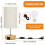 Touch Control Bedside Lamps 3-Way Dimmable Table Lamp w/ USB Charging Ports 5