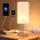 Touch Control Bedside Lamps 3-Way Dimmable Table Lamp w/ USB Charging Ports 10