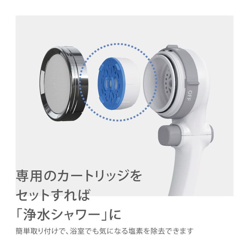 Takagi Shower Water Purification Comfortable Water Purification Shower Chlorine Water Hand Water Stop Jsb222 Head, Shower, Pita, Removal, Saving,