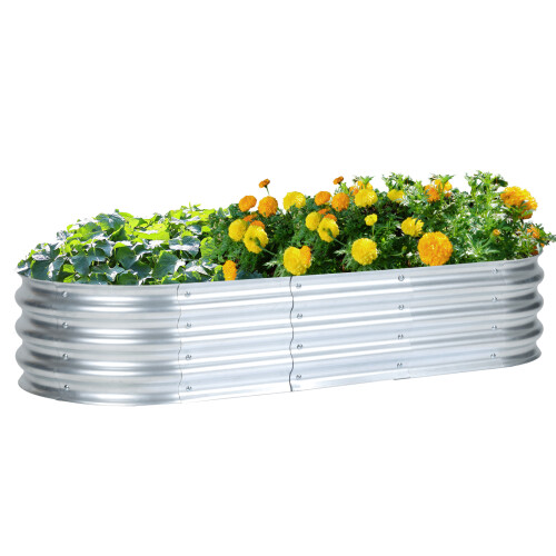 5 x 2 x 1 Ft Galvanized Raised Garden Bed Kit 1