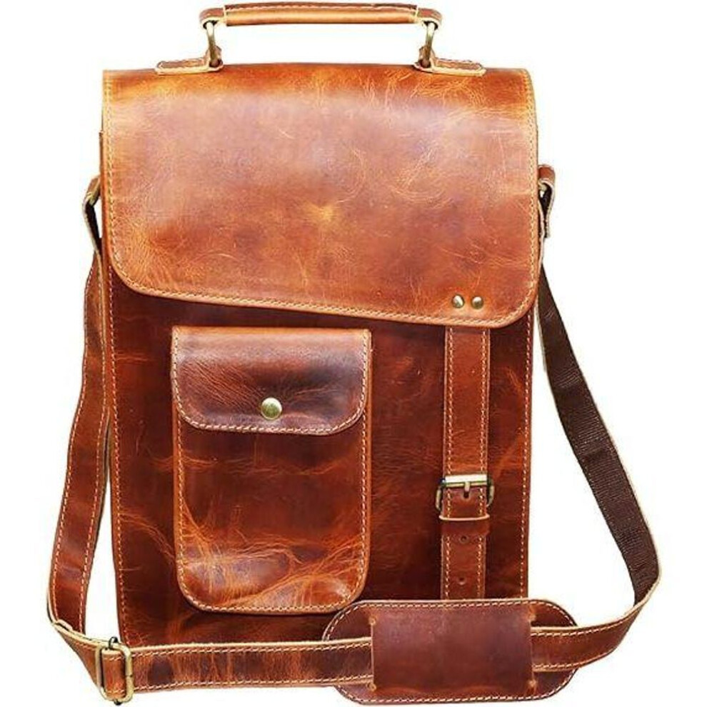New Leather Messenger Bag Shoulder Bag Cross Body Vintage Messenger Bag For Women & Men Satchel Man Purse