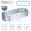 5 x 2 x 1 Ft Galvanized Raised Garden Bed Kit 6