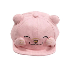 (pink, 48-52cm) New Baby Baseball Cap Cute Cartoon Animal Bear 1-5 Years Children Baseball Caps Spring Summer Boy Girl Sun Hats Cotton Baby Hat
