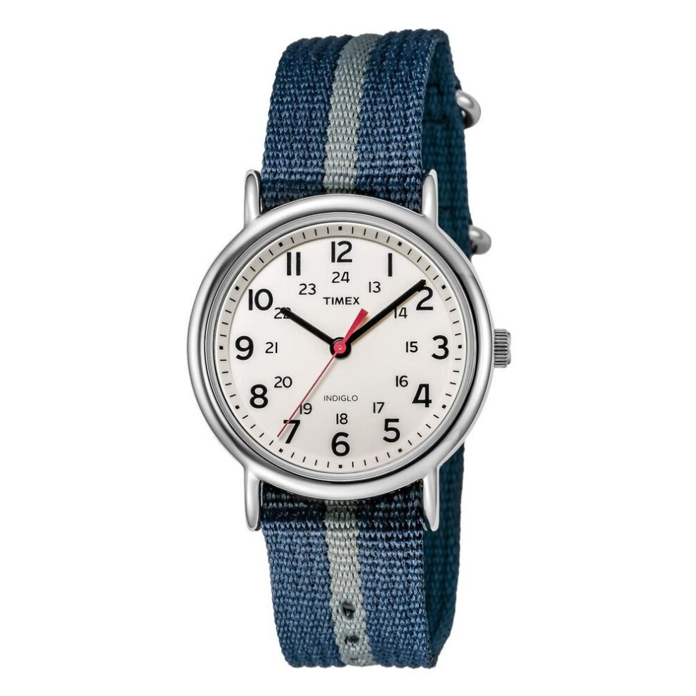 Watch Weekender T2n654 Timex Brass Mineral Glass Nylon Cream [timex] -