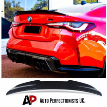 For BMW 4 Series M4 G22 G82 Rear High Kick PSM Ducktail Spoiler Wing