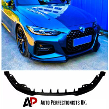 For BMW 4 Series Coupe G22 G23 Front Splitter Spoiler Lip M Sport 2020+
