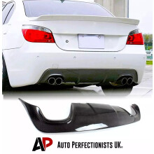 For BMW 5 Series M5 E60 M Fibre Rear Valance Diffuser Quad Exit 2003-10