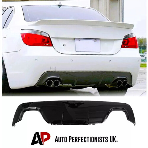 For BMW 5 Series M5 E60 M Sport Rear Valance Diffuser Quad Exit 2003-10