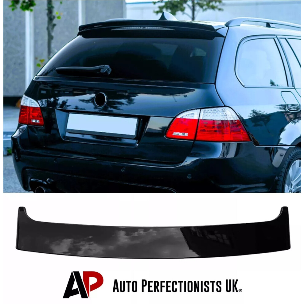 For Bmw 5 Series Estate E61 Wagon Rear Roof Spoiler Lip Wing Kit 03-10 5061072666858