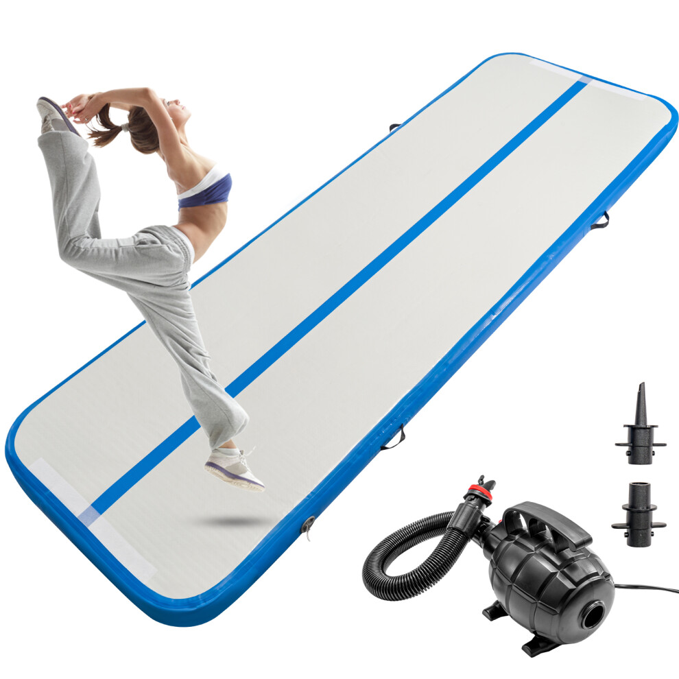 10FT Air Mat Inflatable Tumbling Gymnastics Mat Yoga Mat with Pump