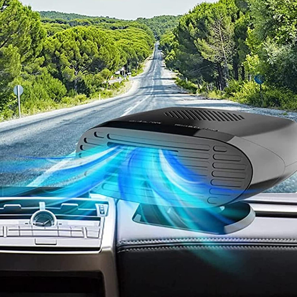 (As show, One size) 24v 150w Car Heater Defroster, With 360 Rotating Heater Handle And 1.35m Power Cable, For Defrosting And Defogging, Plug And Use