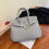 Litchi Pattern Lock Platinum Bag 1