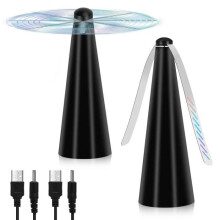 Ventilateur anti-mouches, 2 lames anti-insectes, anti-moustiques de table pour dîner à la maison, pique-nique et barbecue