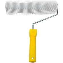 Rouleau débulleur pour enduit autonivelant - Pointes 11 mm - 23 cm - Blanc